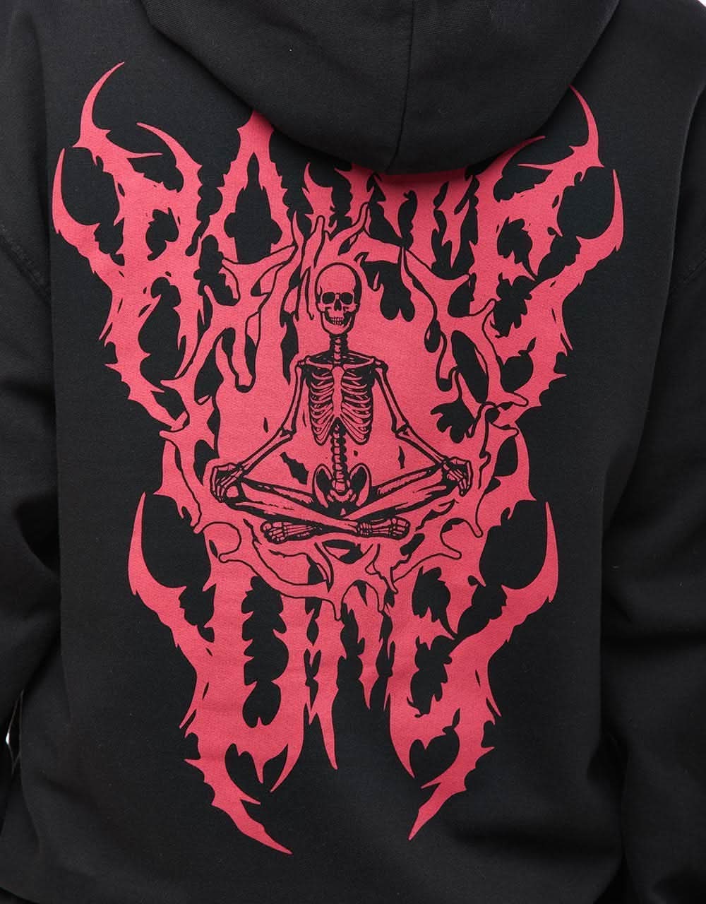 Route One Inner Peace Midweight Pullover Hoodie - Deep Black - Image 5