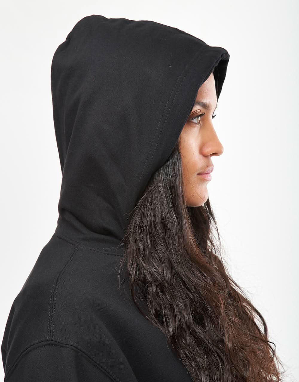 Route One Inner Peace Midweight Pullover Hoodie - Deep Black - Image 7