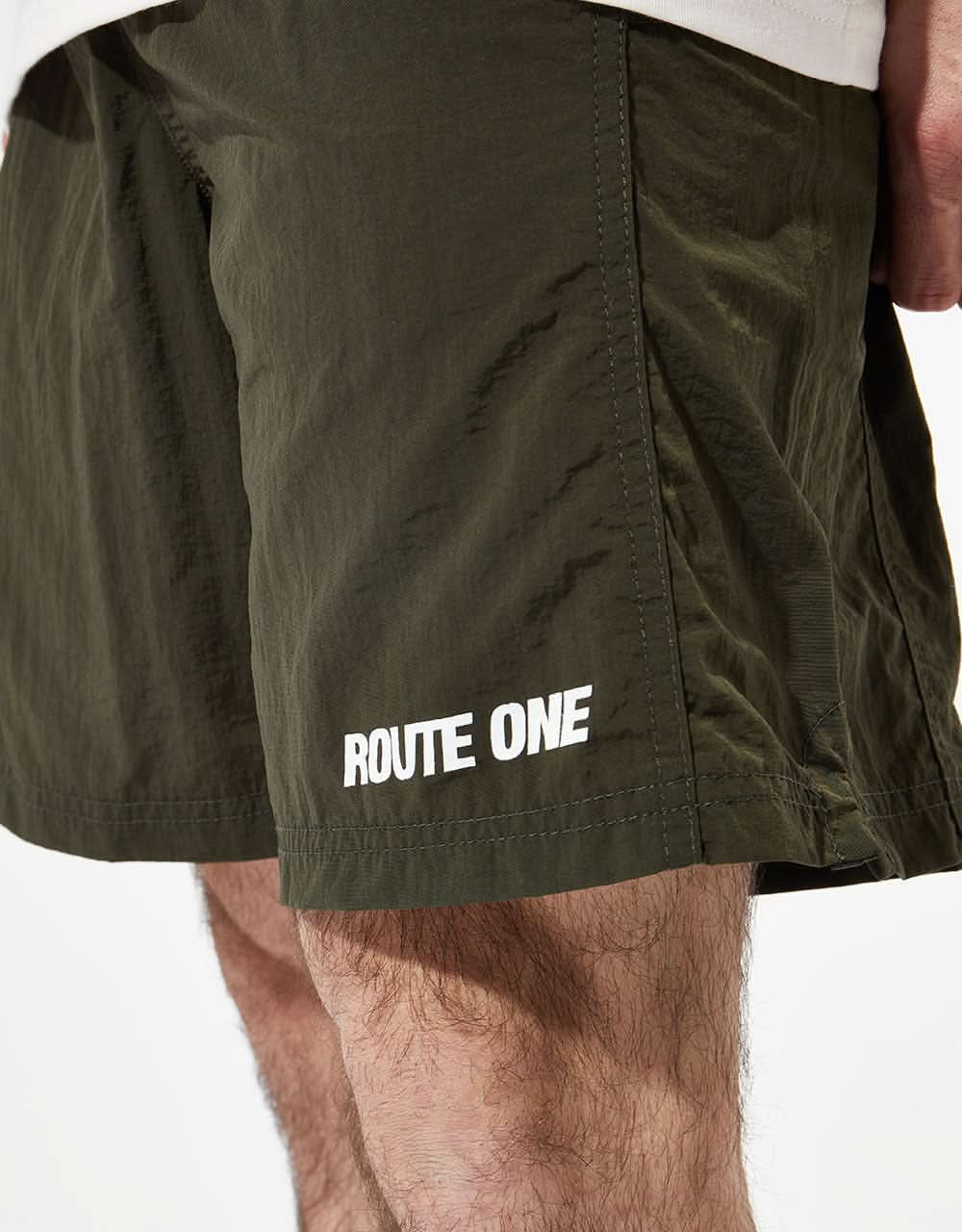 Route One Jammin Shorts - Olive - Image 2