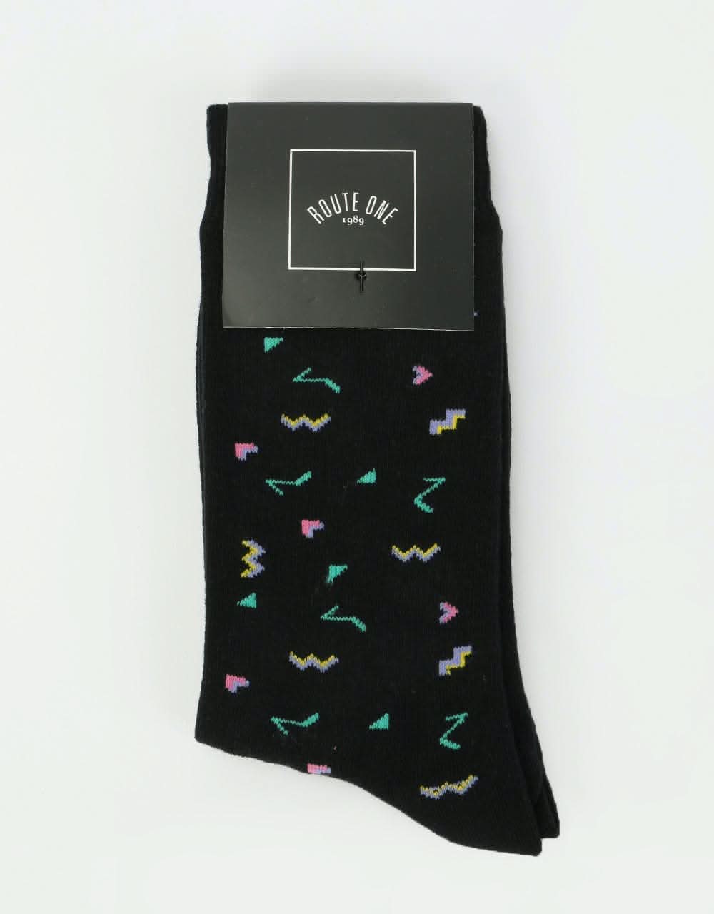 Route One Jazzy Socks - Black - Image 2
