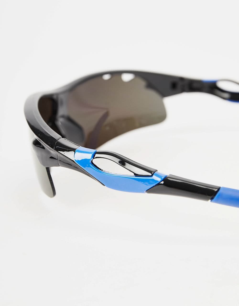 Route One Kenny Sunglasses - Black/Purple Mirror - Image 3