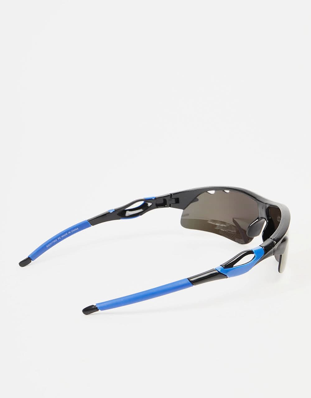 Route One Kenny Sunglasses - Black/Purple Mirror - Image 4