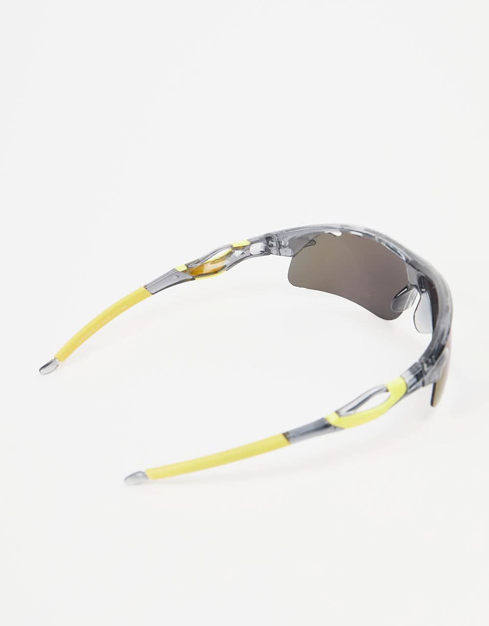 Route One Kenny Sunglasses - Yellow/Blue Mirror - Image 3