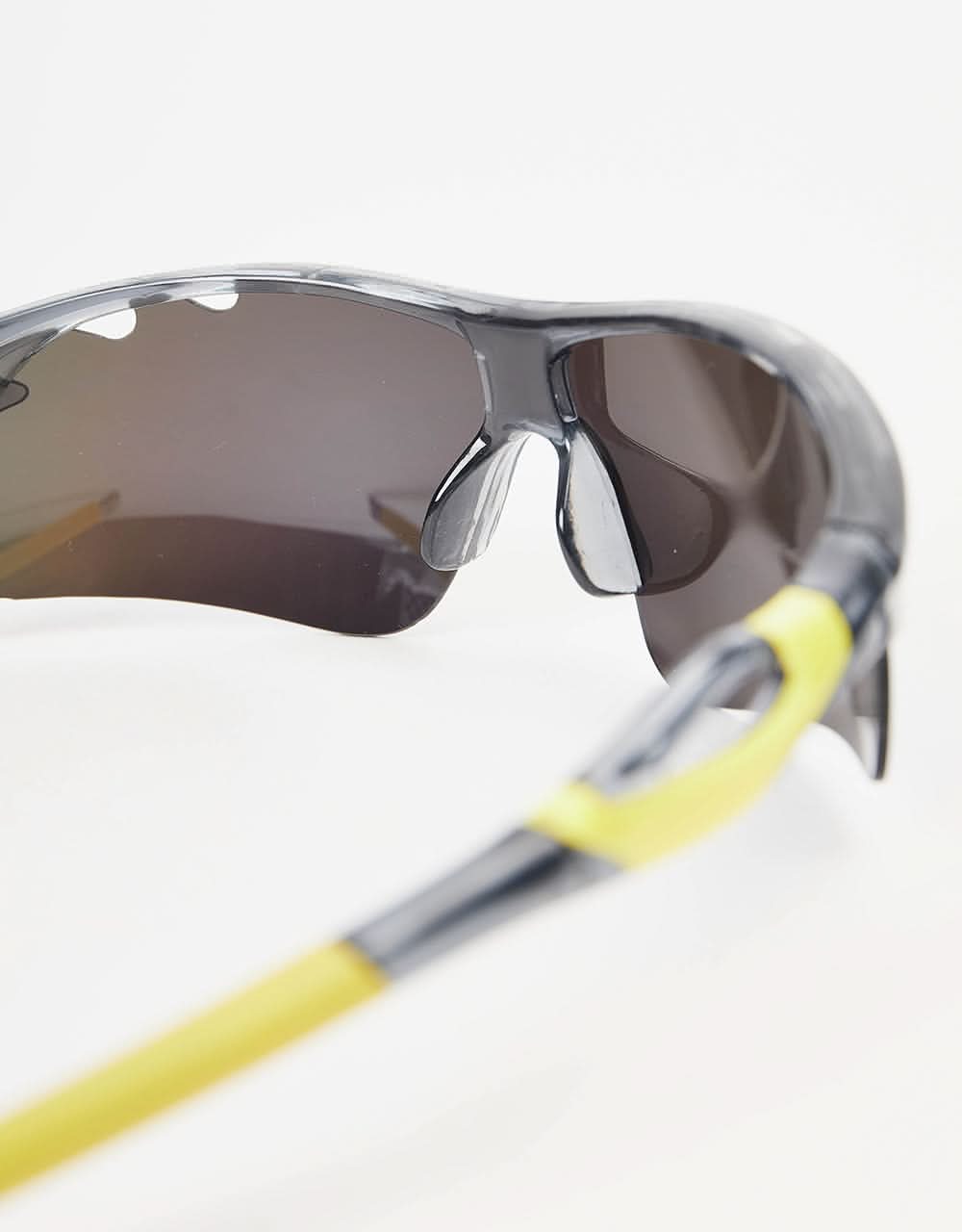 Route One Kenny Sunglasses - Yellow/Blue Mirror - Image 4