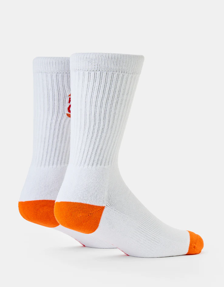 Route One King Crew Socks - White - Image 4