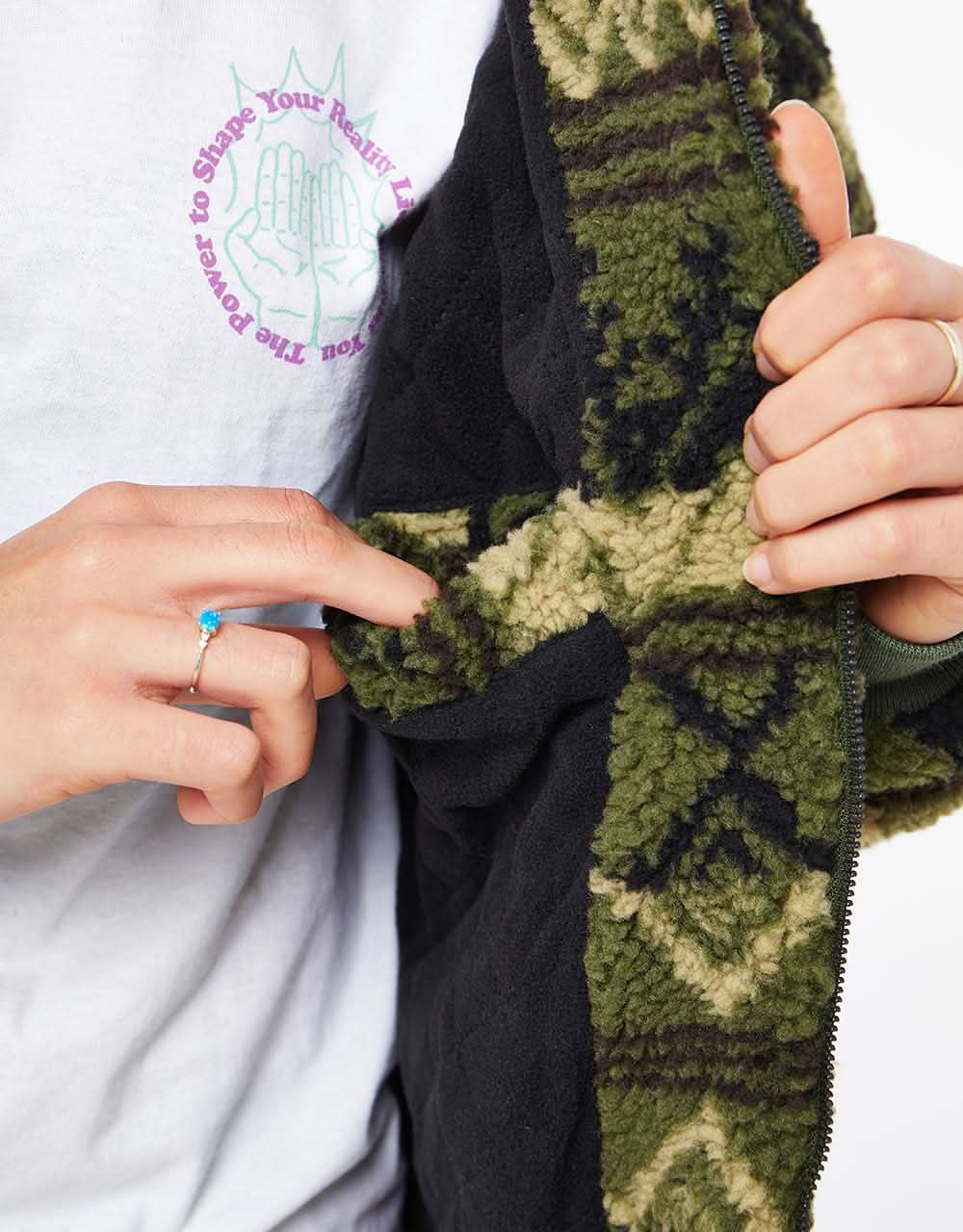 Route One Makalu Jacket - Olive - Image 14