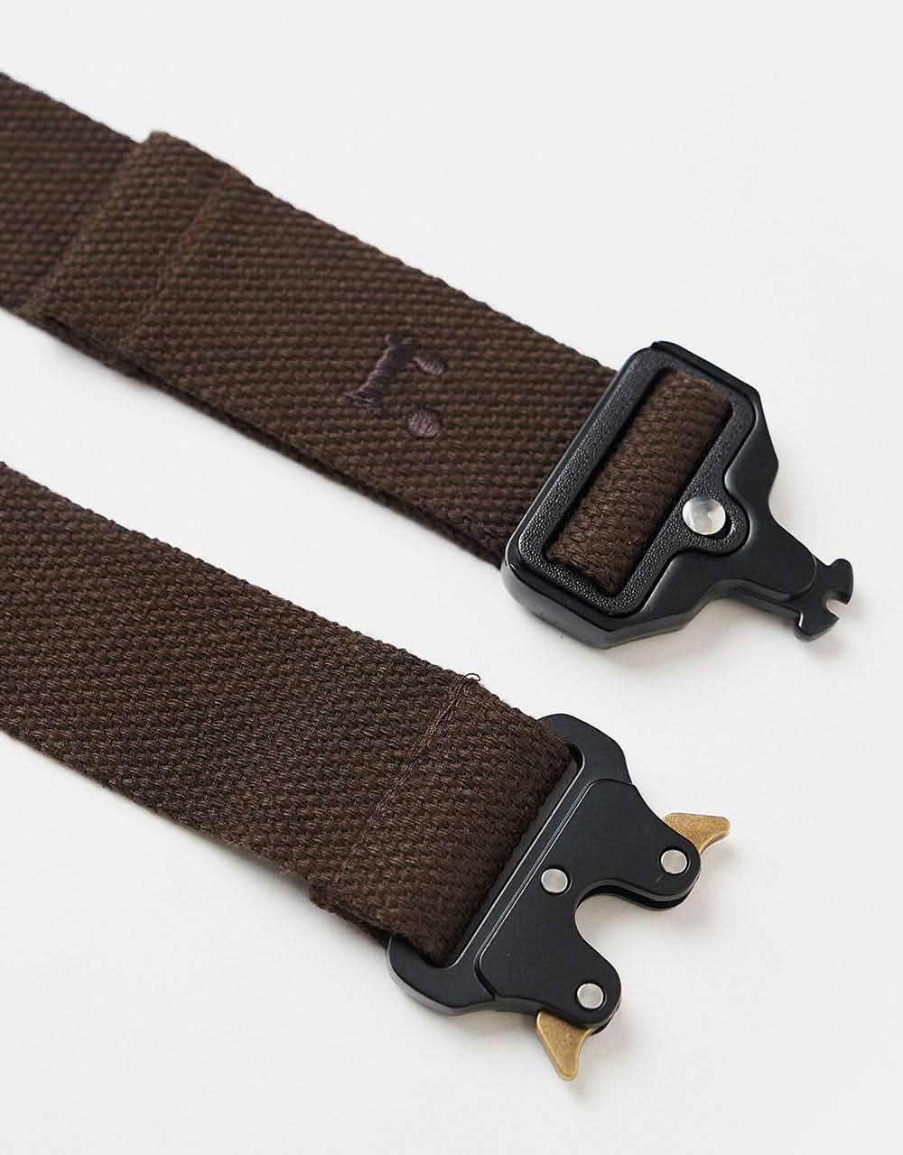 Route One Military Belt - Dark Brown - Image 4