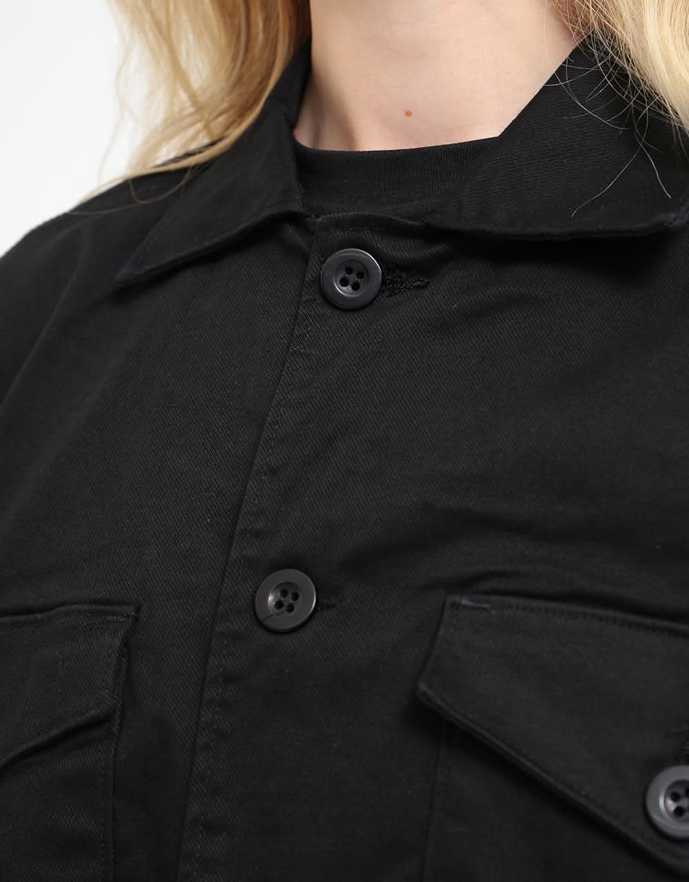 Route One Military Shirt - Black - Image 10