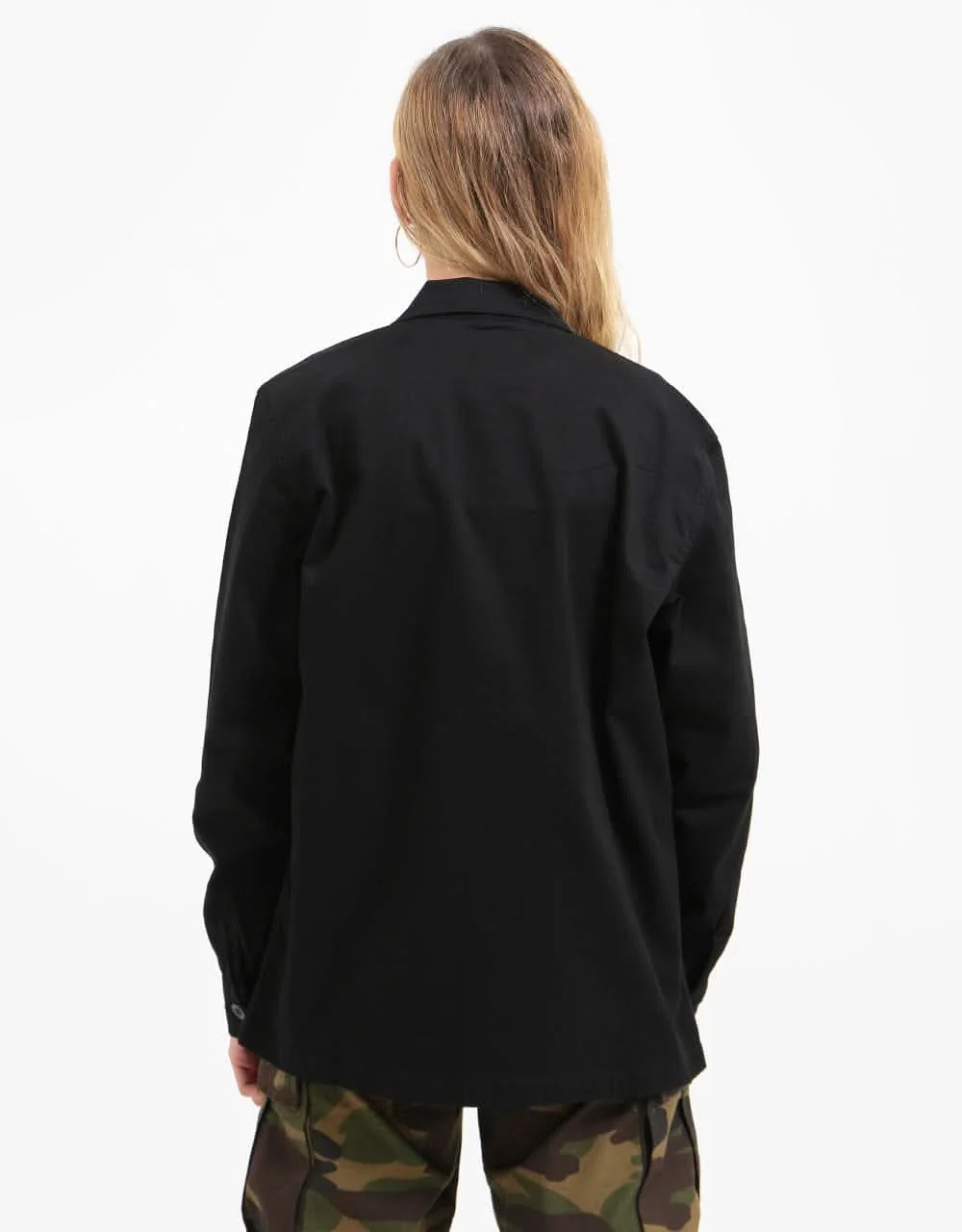 Route One Military Shirt - Black - Image 8
