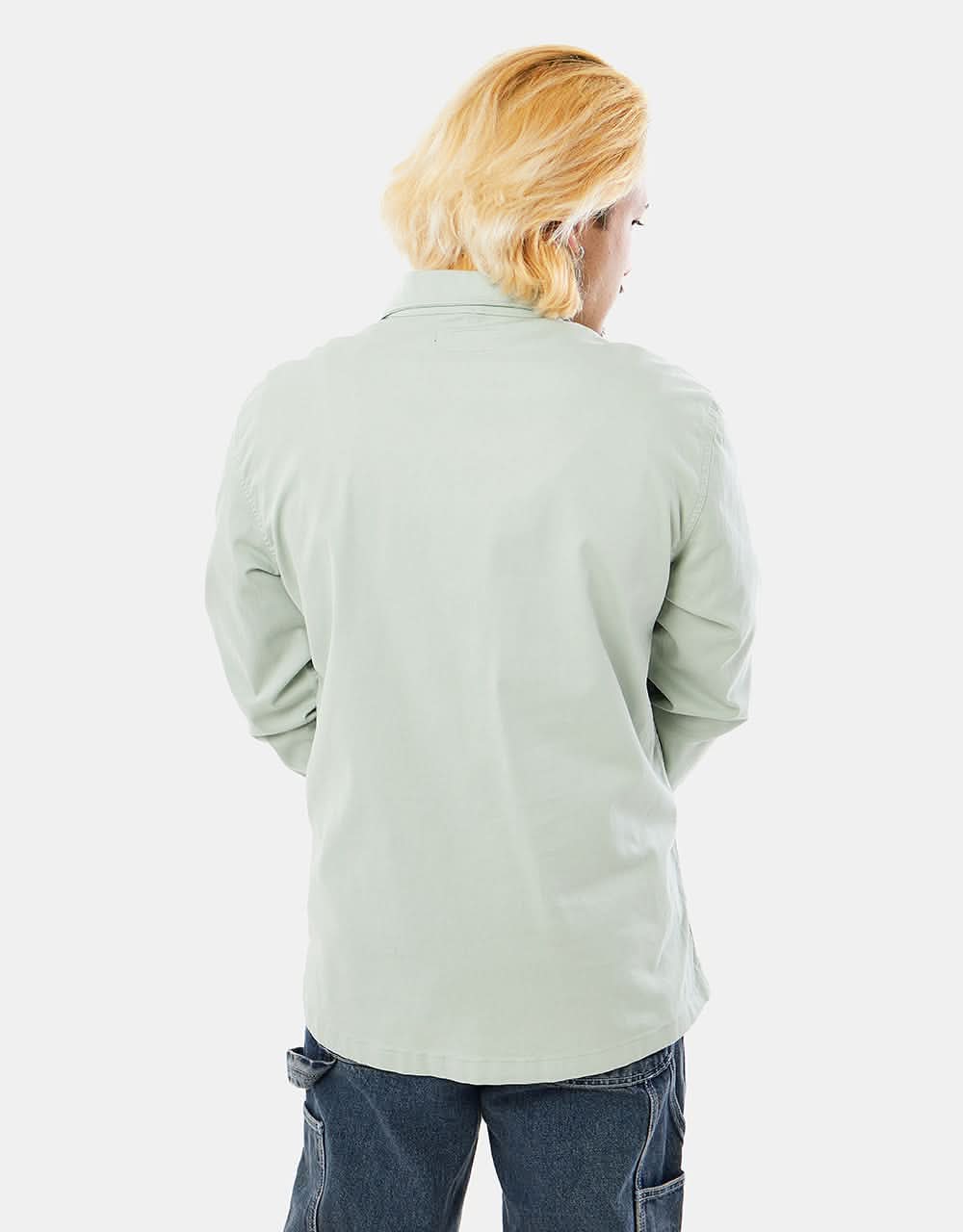 Route One Military Shirt - Dusty Mint - Image 4