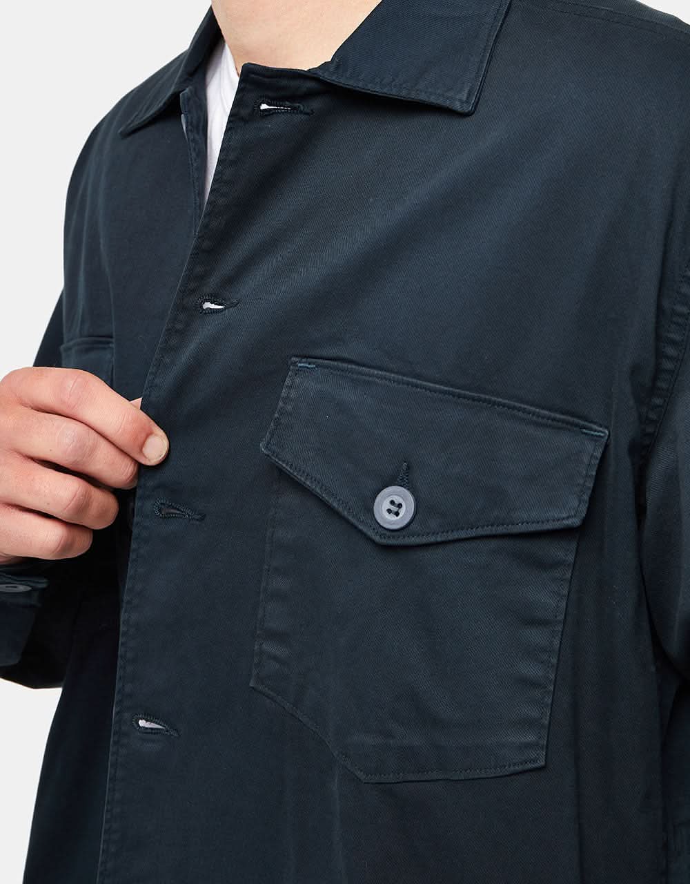 Route One Military Shirt - Navy - Image 2
