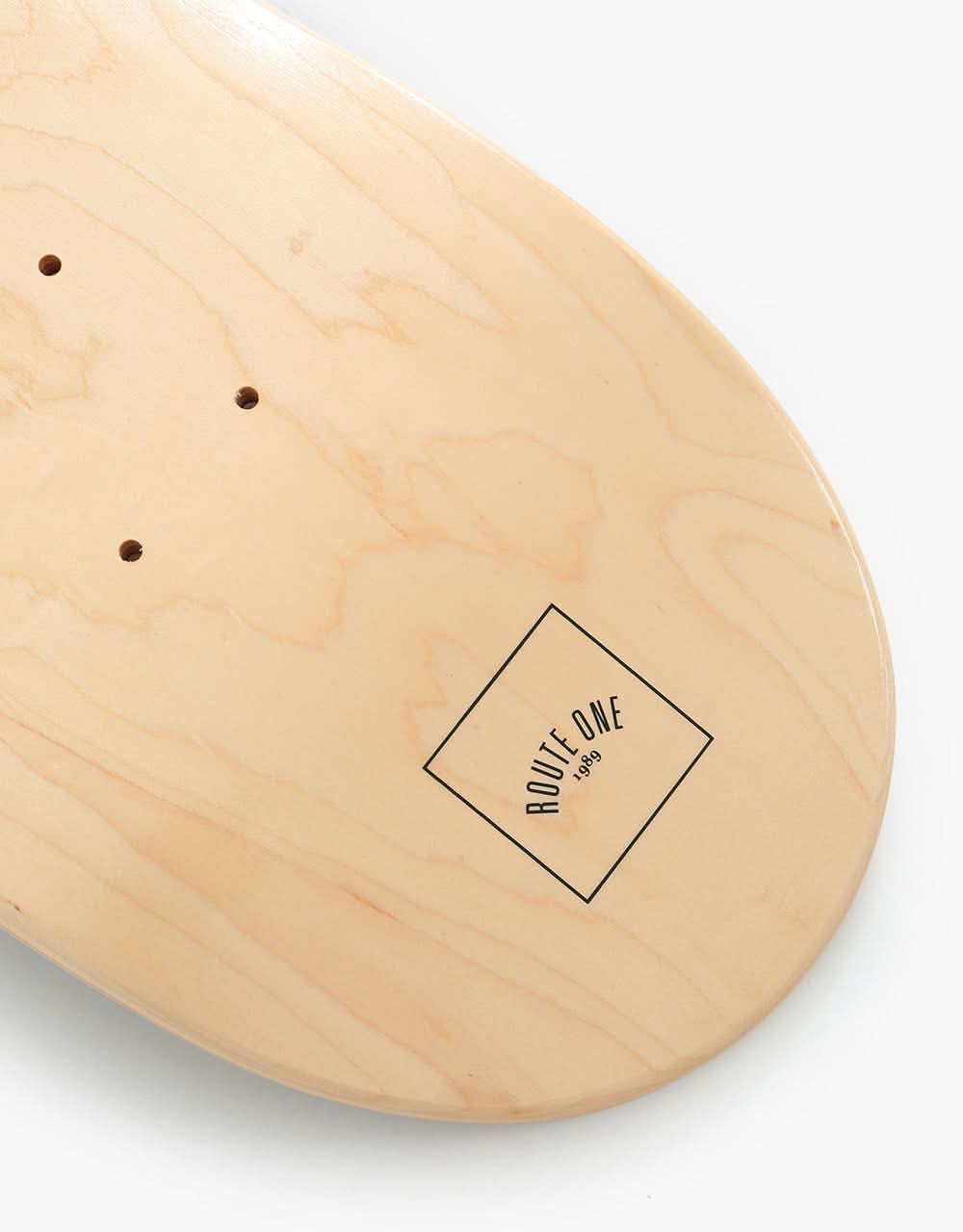 Route One Mini Logo 'OG Shape' Skateboard Deck - 8.25" - Image 5