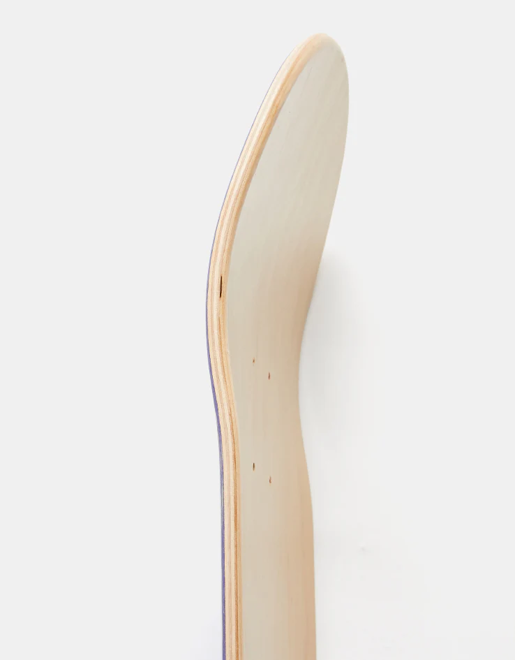 Route One Mini Logo 'OG Shape' Skateboard Deck - Purple/White - Image 4