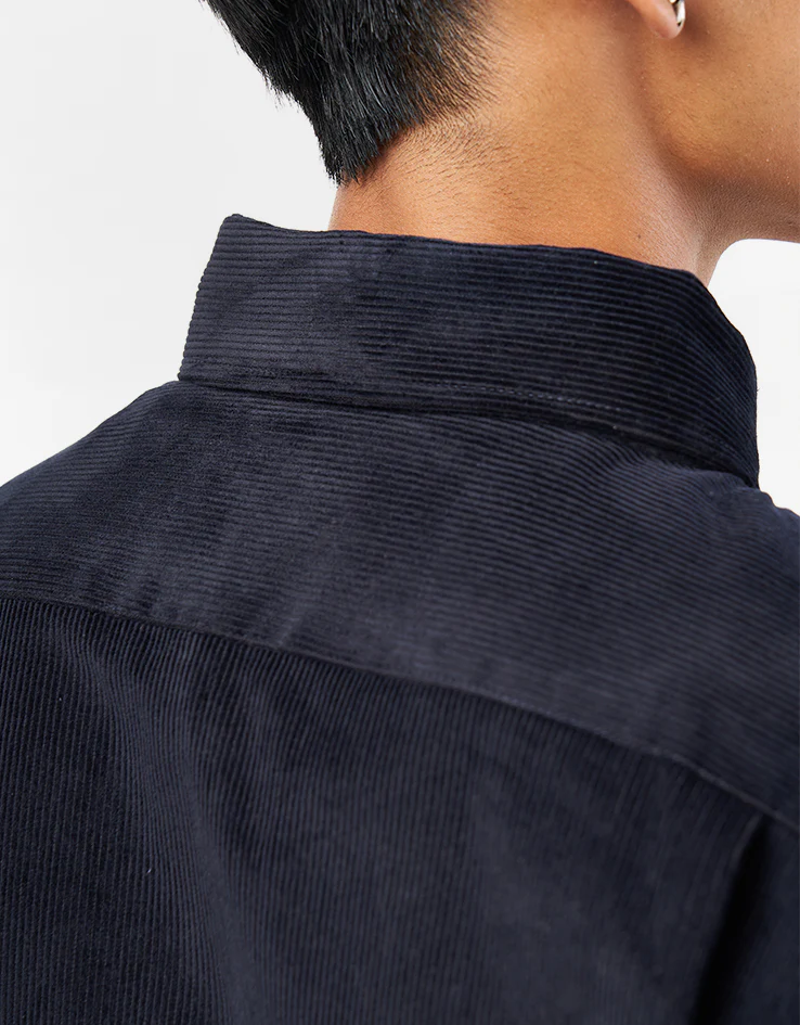 Route One Moby Cord Shirt - Navy - Image 5
