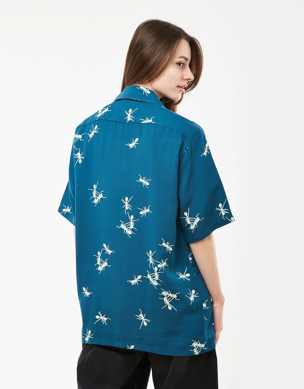 Route One Montana Shirt - Ants Blue - Image 6