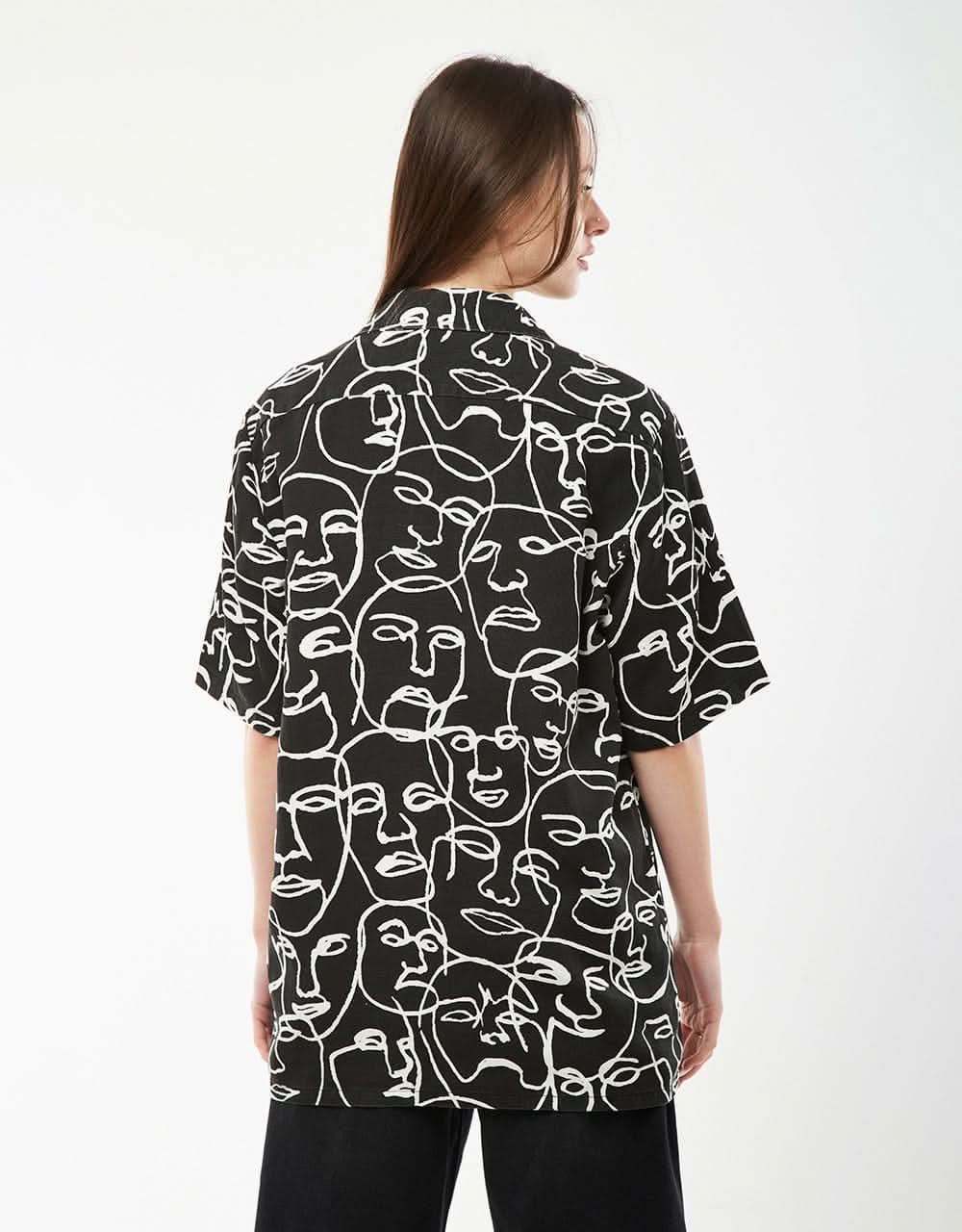 Route One Montana Shirt - Faces Black - Image 11