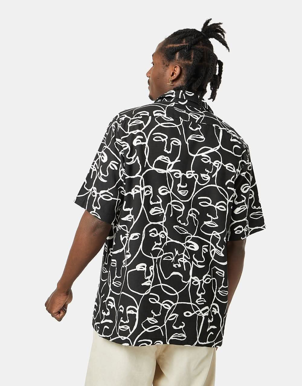 Route One Montana Shirt - Faces Black - Image 3