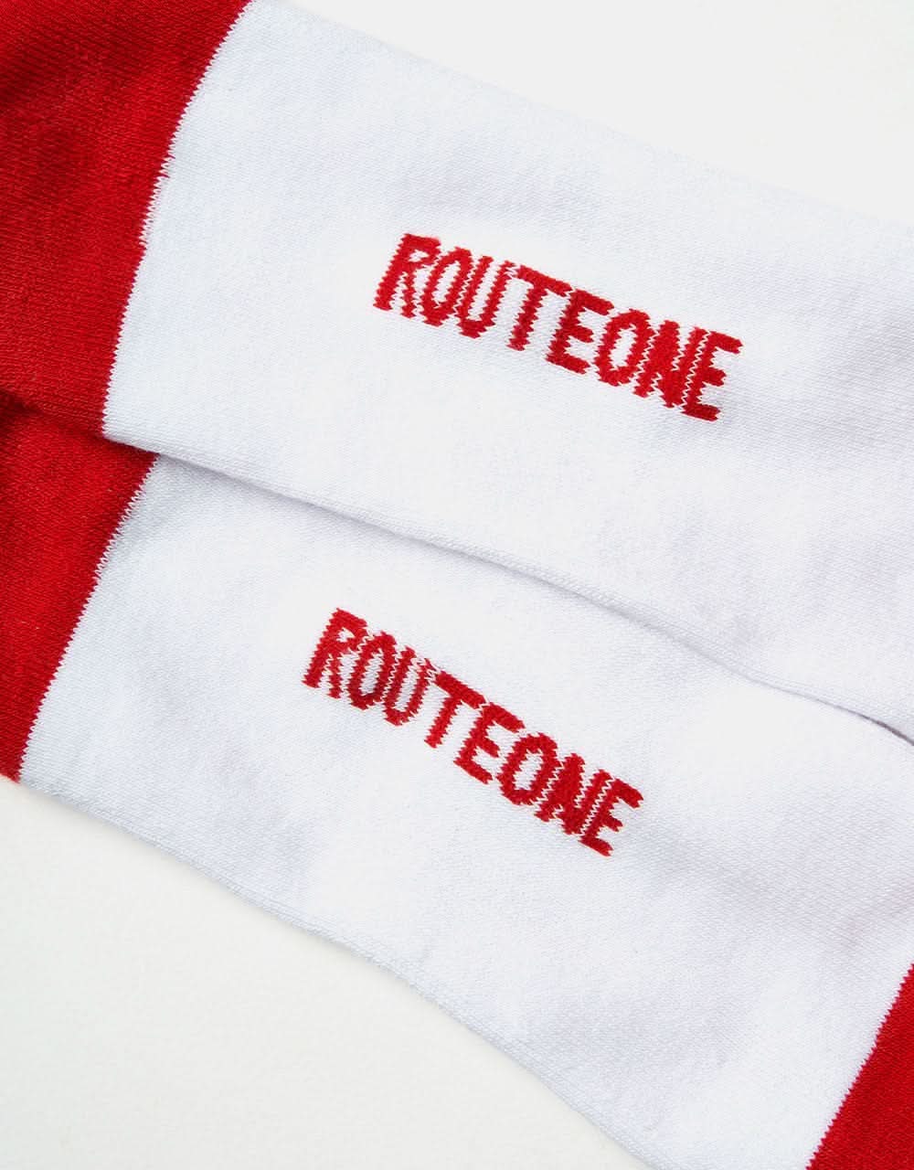 Route One Mushroom Crew Socks - White - Image 6