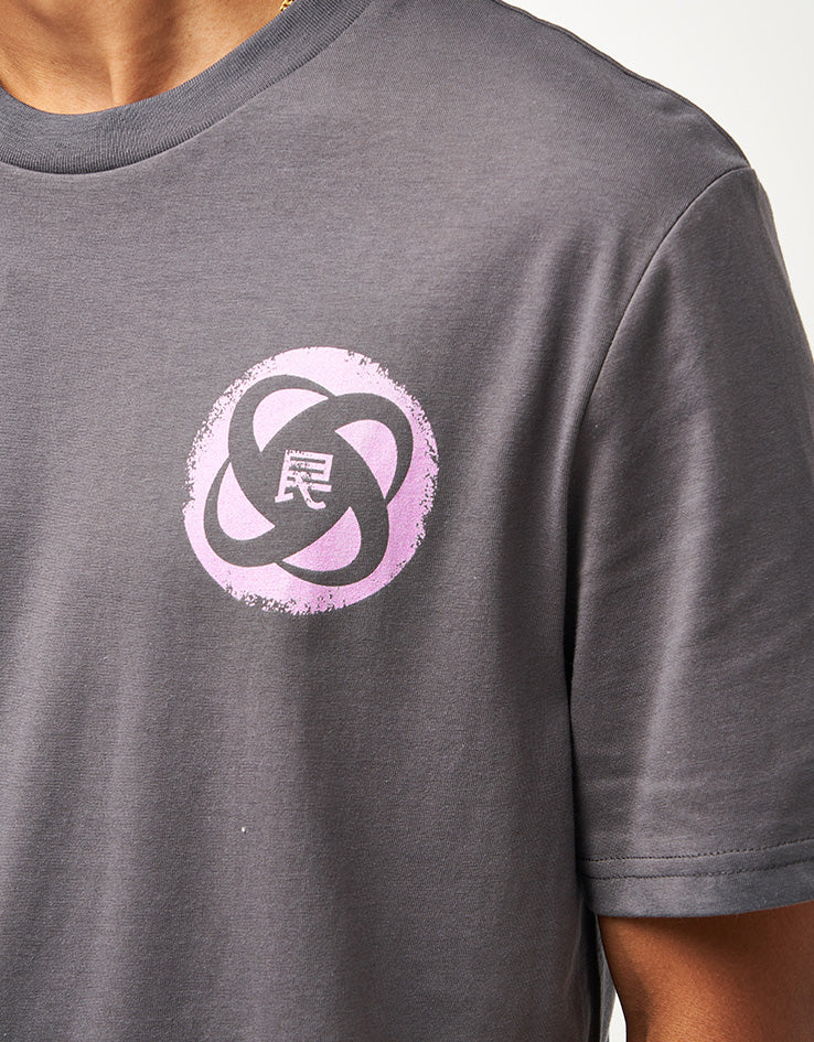 Route One Night Cruisin' Organic T-Shirt - Anthracite - Image 4