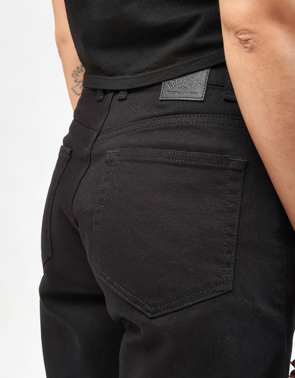 Route One Nineties Denim Jeans - Flat Black - Image 10