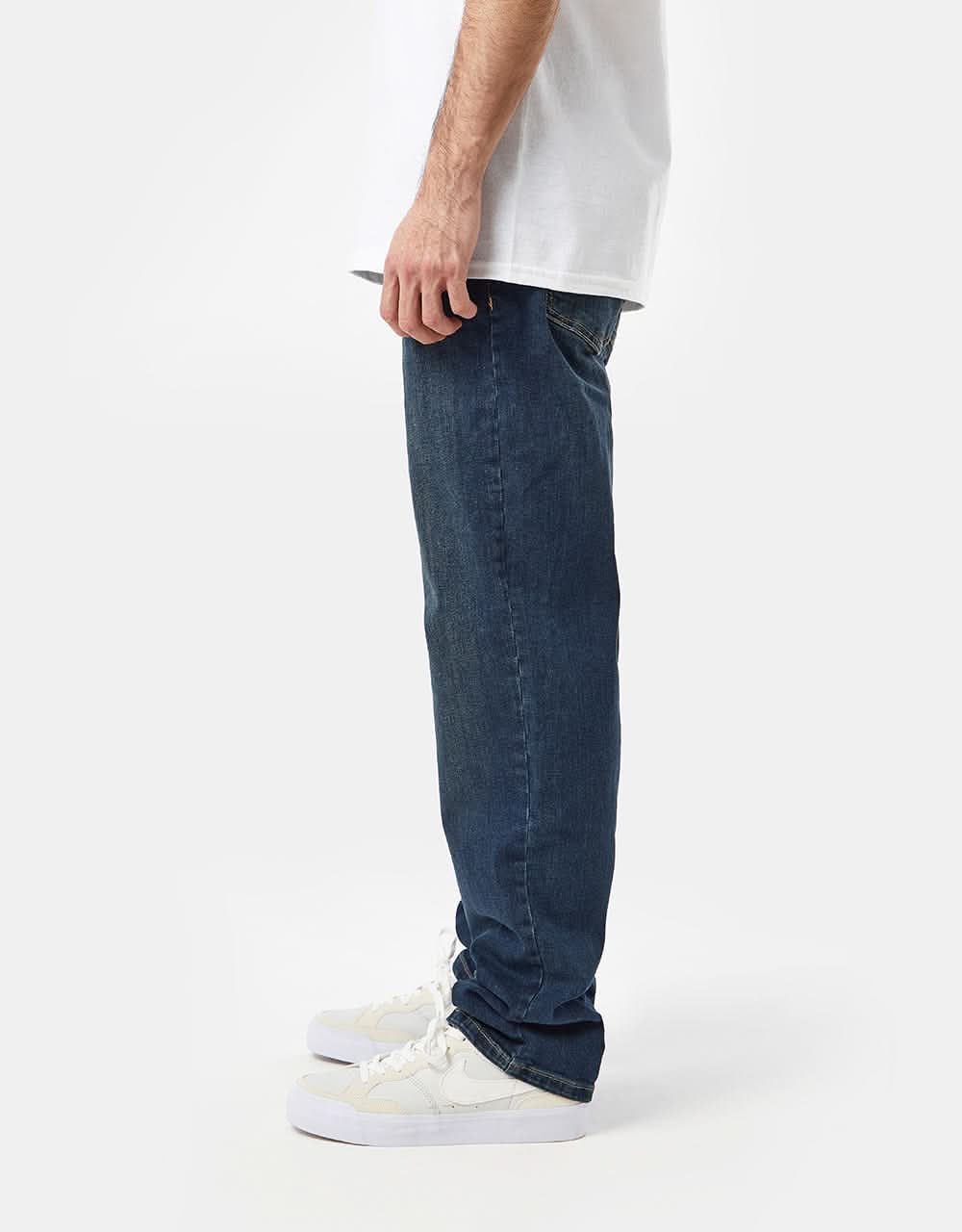 Route One Nineties Denim Jeans - Mid Wash - Image 3