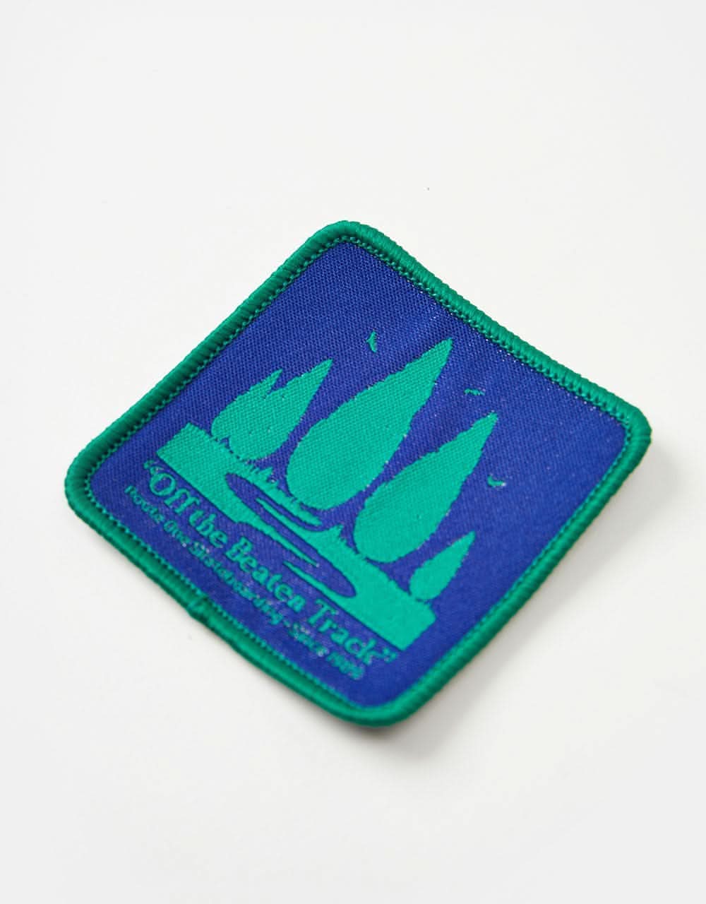 Route One Off The Beaten Track Woven Patch - Blue - Image 2