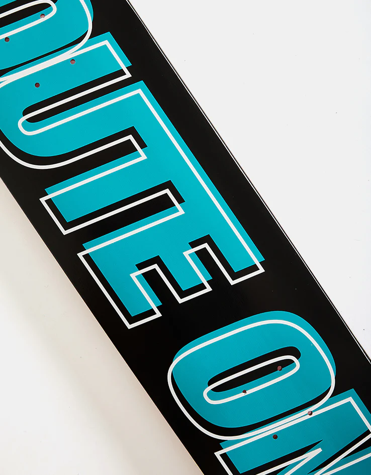 Route One Offset Athletic Logo Skateboard Deck - Image 3