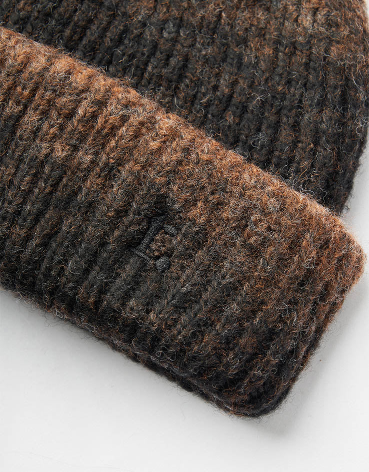 Route One Ombre Wool Blend Beanie - Brown - Image 2