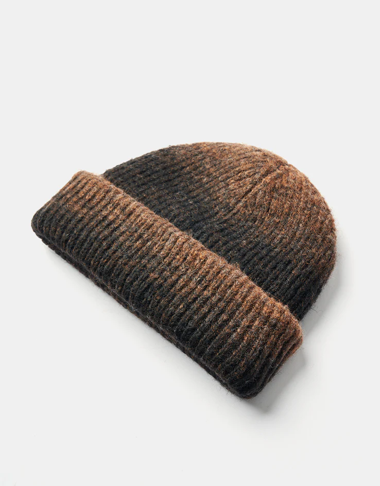 Route One Ombre Wool Blend Beanie - Brown - Image 3