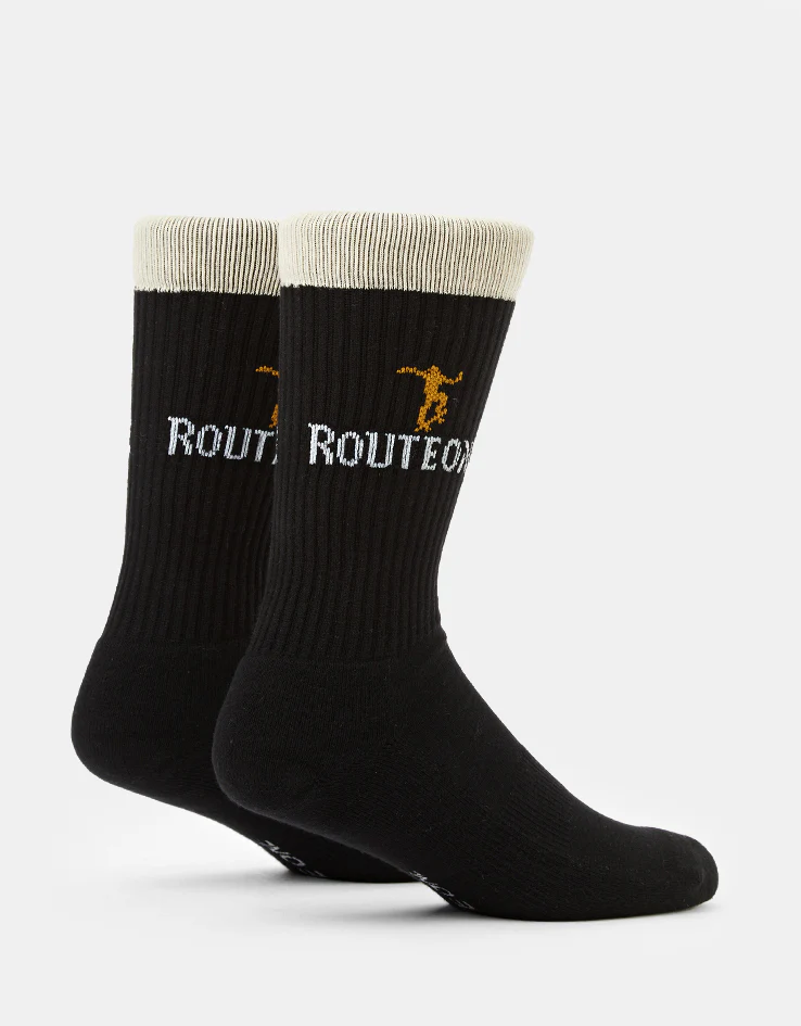 Route One Onenness Crew Socks - Black - Image 3