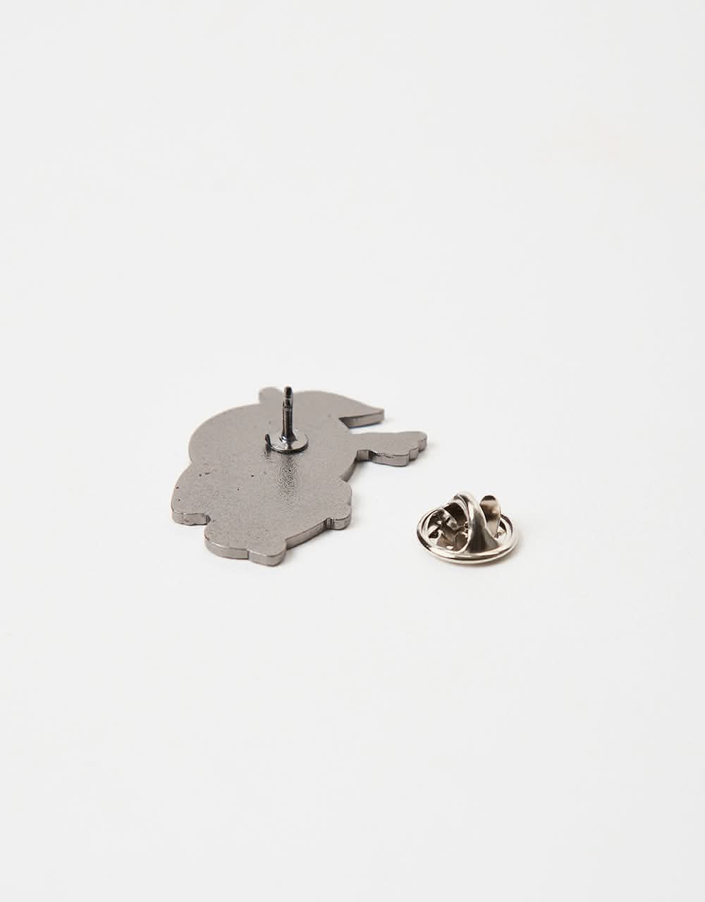Route One Orange Pin - Nickel - Image 2