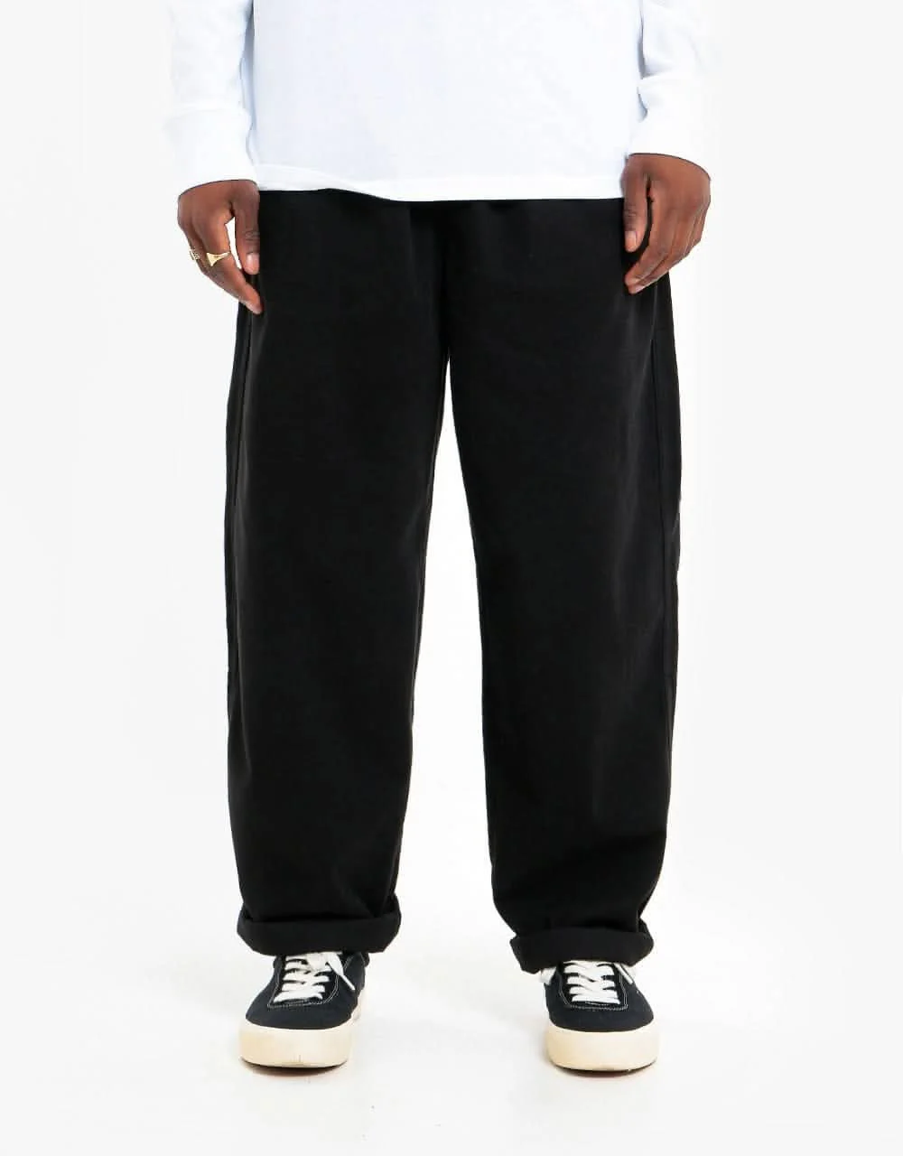 Route One Organic Baggy Pants - Black - Image 5