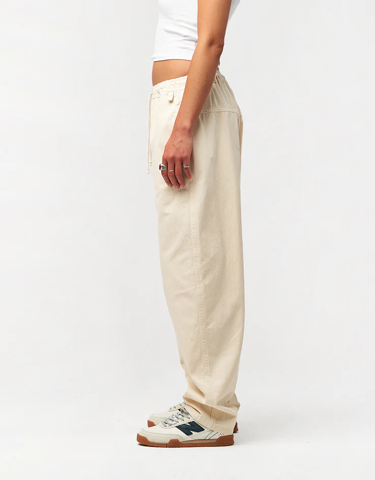 Route One Organic Baggy Pants - Off White - Image 11