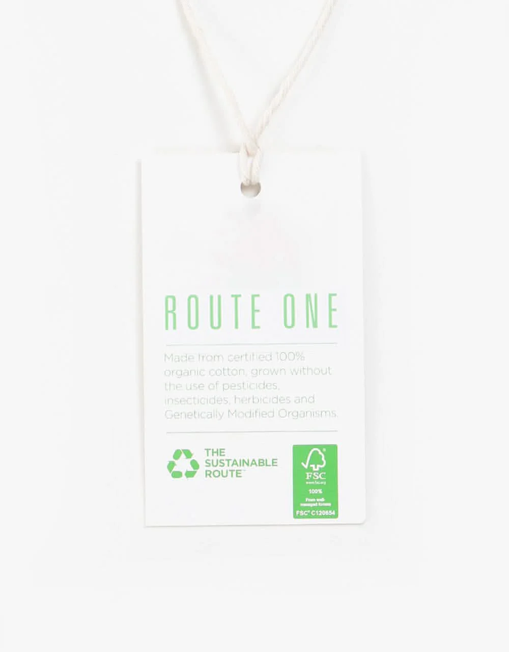 Route One Organic Baggy Pants - Off White - Image 16