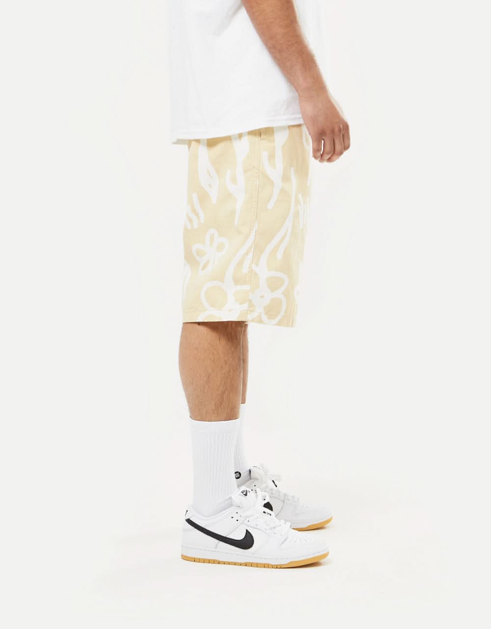 Route One Organic Beach Shorts - Wildflower Stone - Image 2
