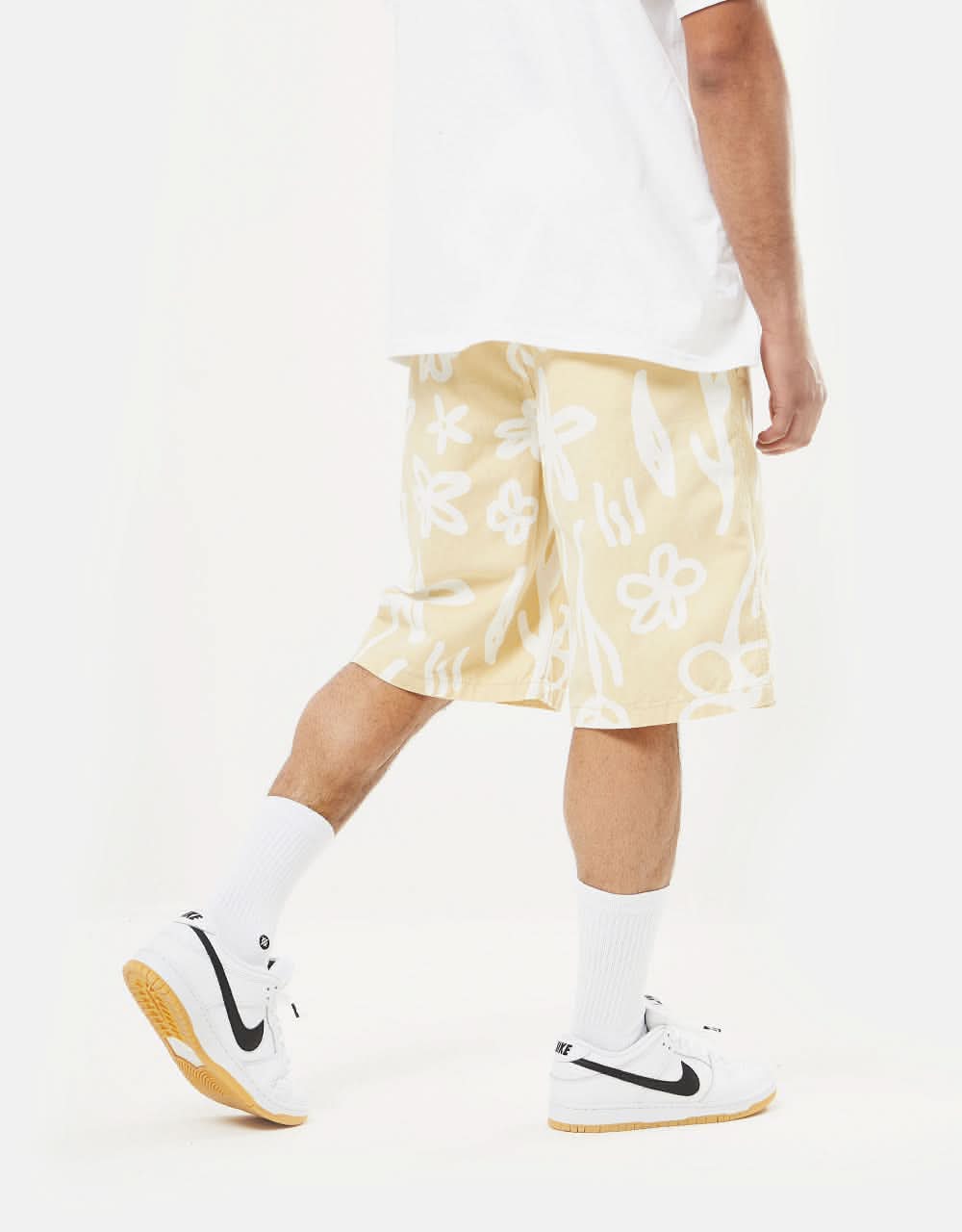Route One Organic Beach Shorts - Wildflower Stone - Image 3