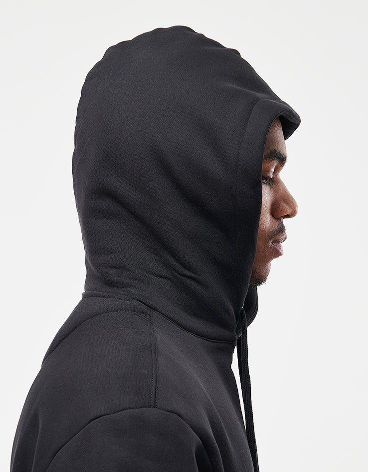 Route One Organic Butterflies Heavyweight  Pullover Hoodie - Black - Image 5