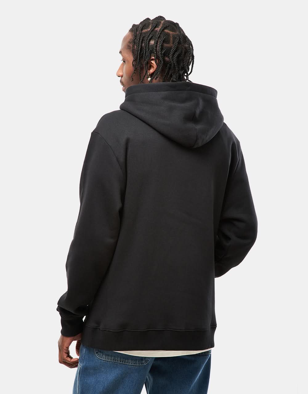 Route One Organic Midweight Premium Pullover Hoodie - Black - Image 2