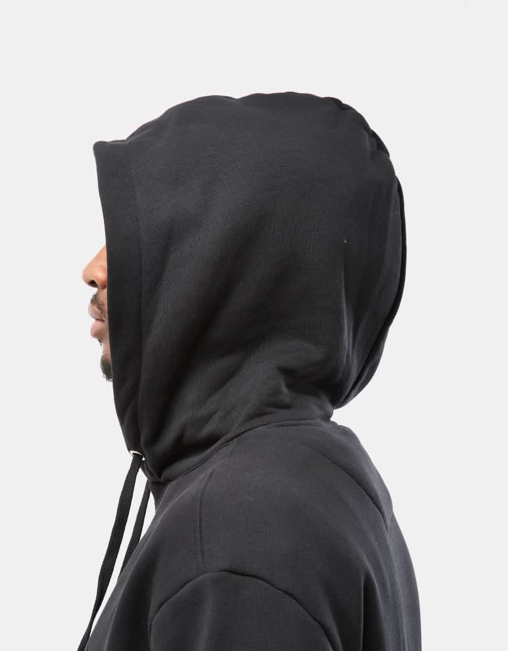 Route One Organic Midweight Premium Pullover Hoodie - Black - Image 4