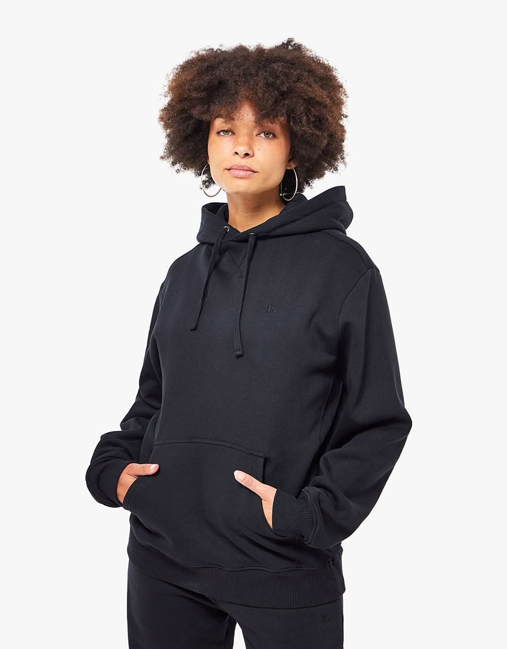 Route One Organic Midweight Premium Pullover Hoodie - Black - Image 6