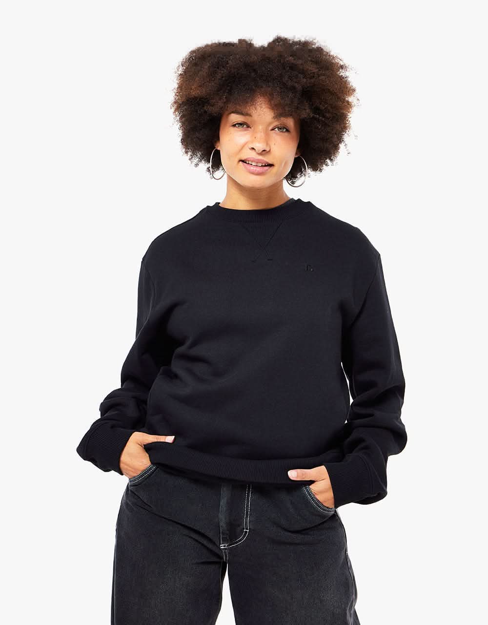 Route One Organic Premium Sweatshirt - Black - Image 9