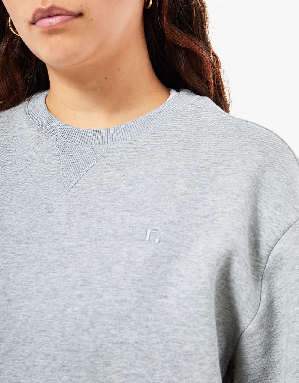 Route One Organic Premium Sweatshirt - Heather Grey - Image 7
