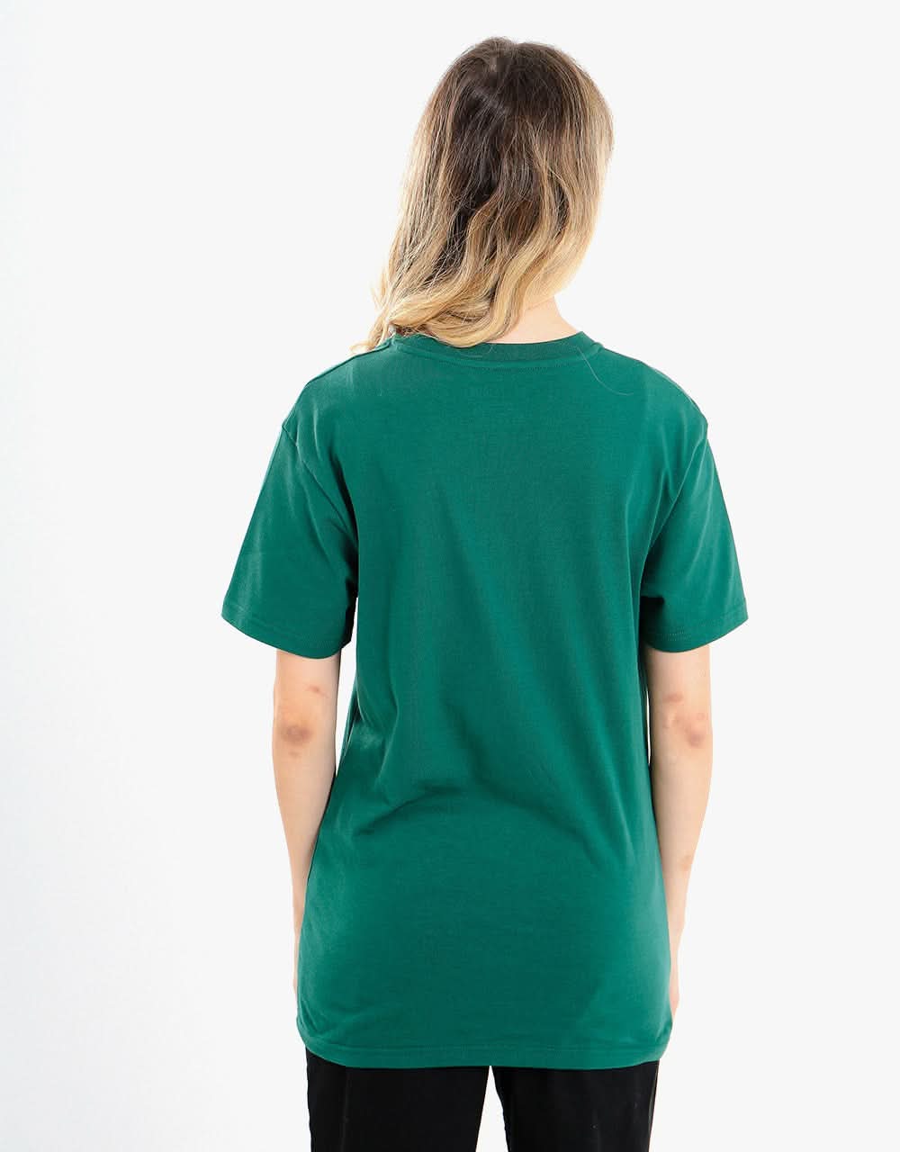 Route One Organic T-Shirt - Forest Green - Image 7