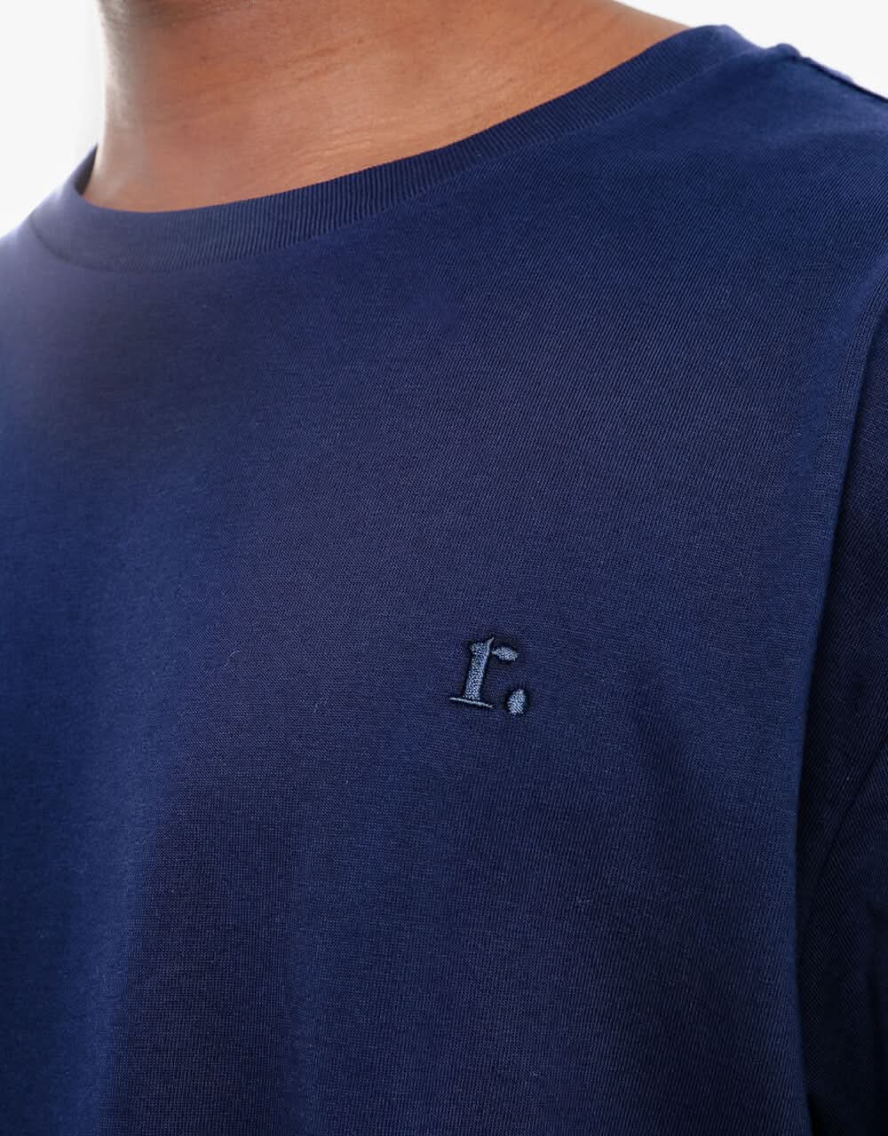 Route One Organic T-Shirt - Navy - Image 2