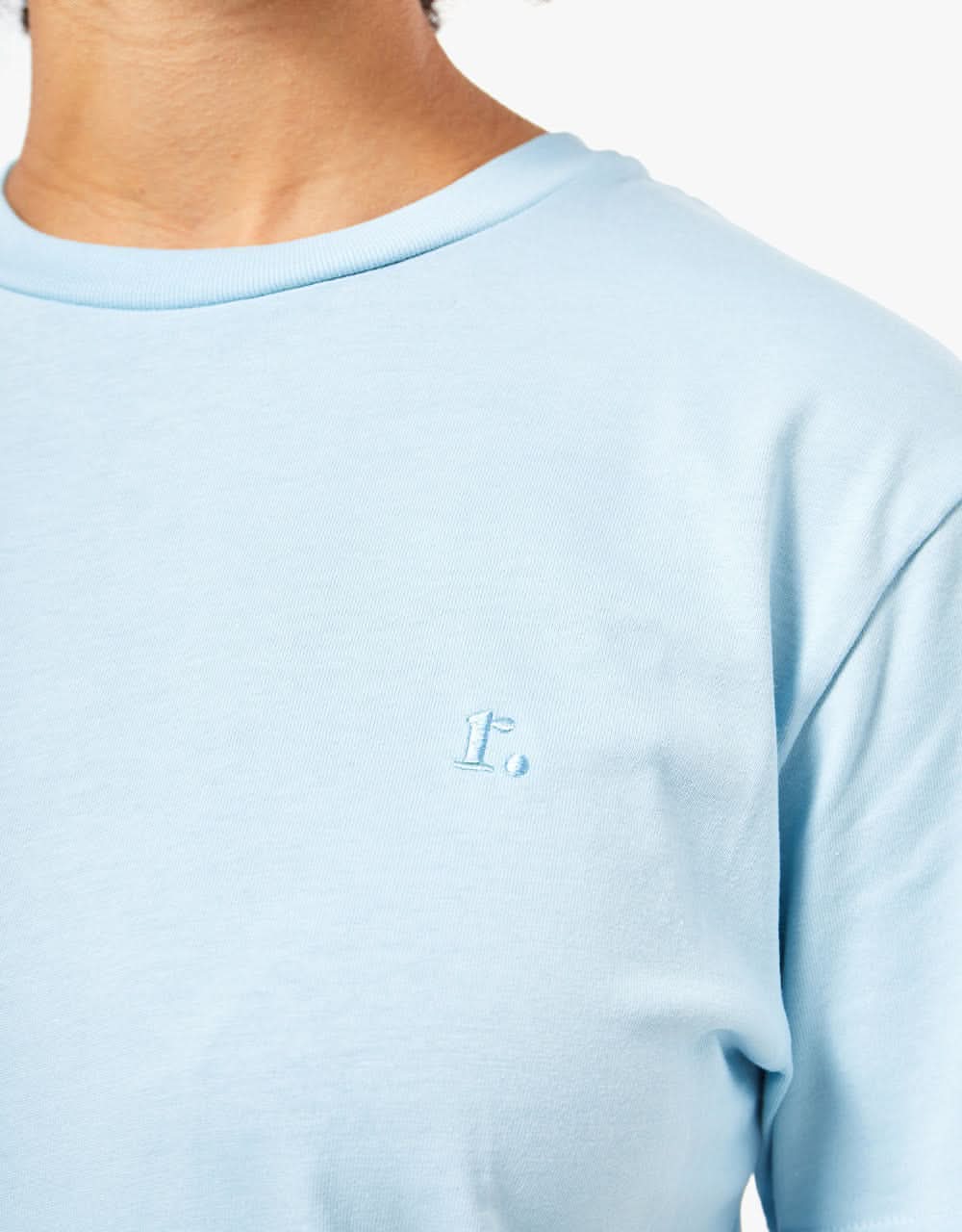 Route One Organic T-Shirt - Sky Blue - Image 6