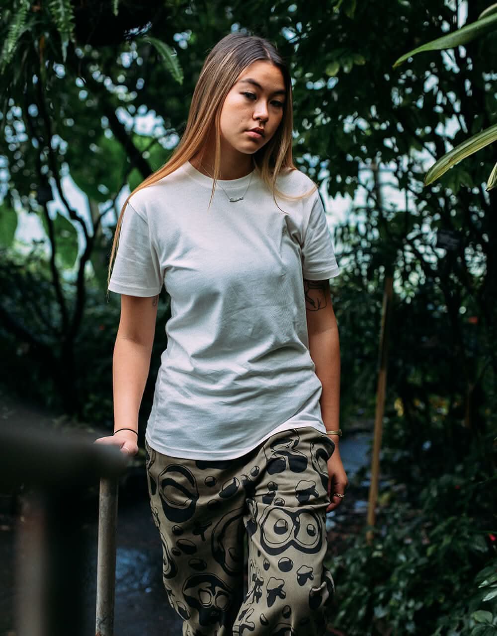 Route One Organic T-Shirt - White - Image 9