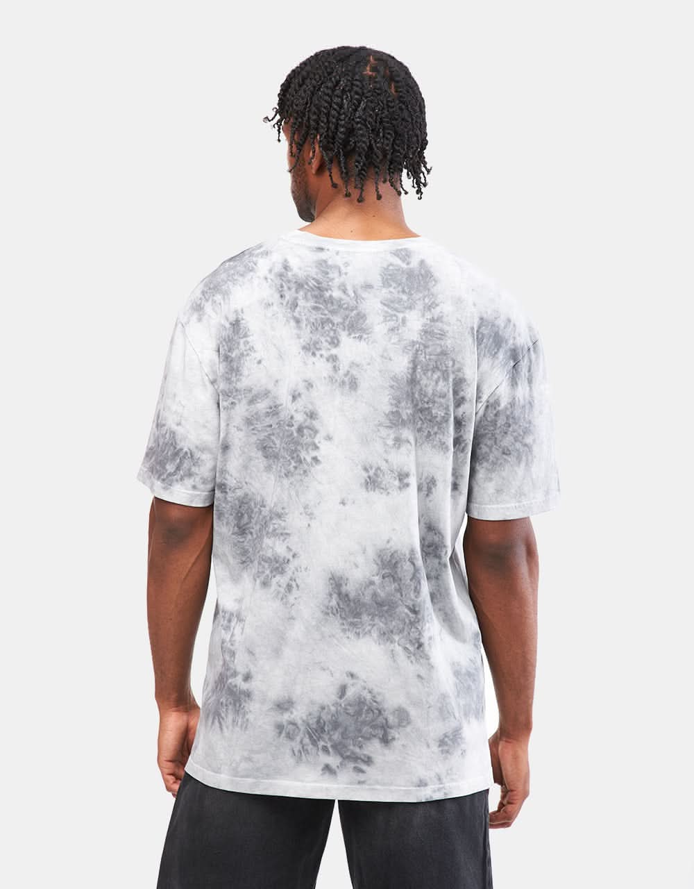 Route One Organic Tie Dye T-Shirt - Black - Image 2
