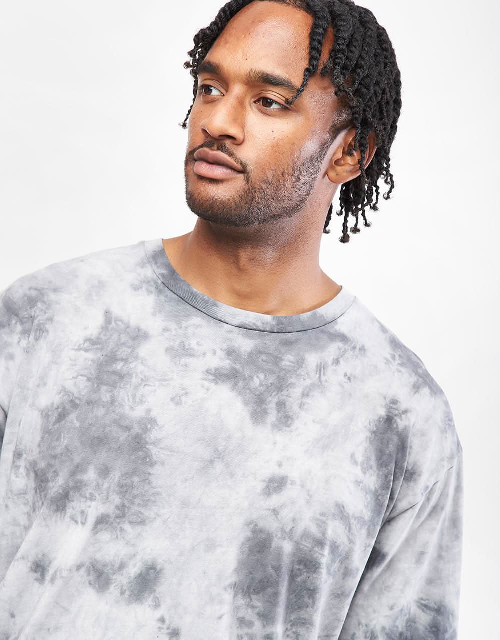 Route One Organic Tie Dye T-Shirt - Black - Image 3