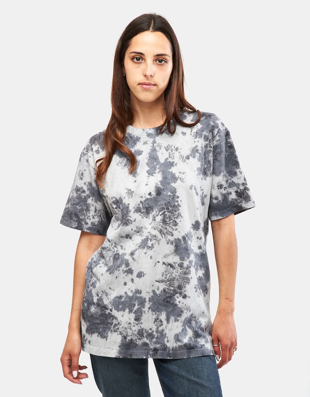 Route One Organic Tie Dye T-Shirt - Black - Image 4