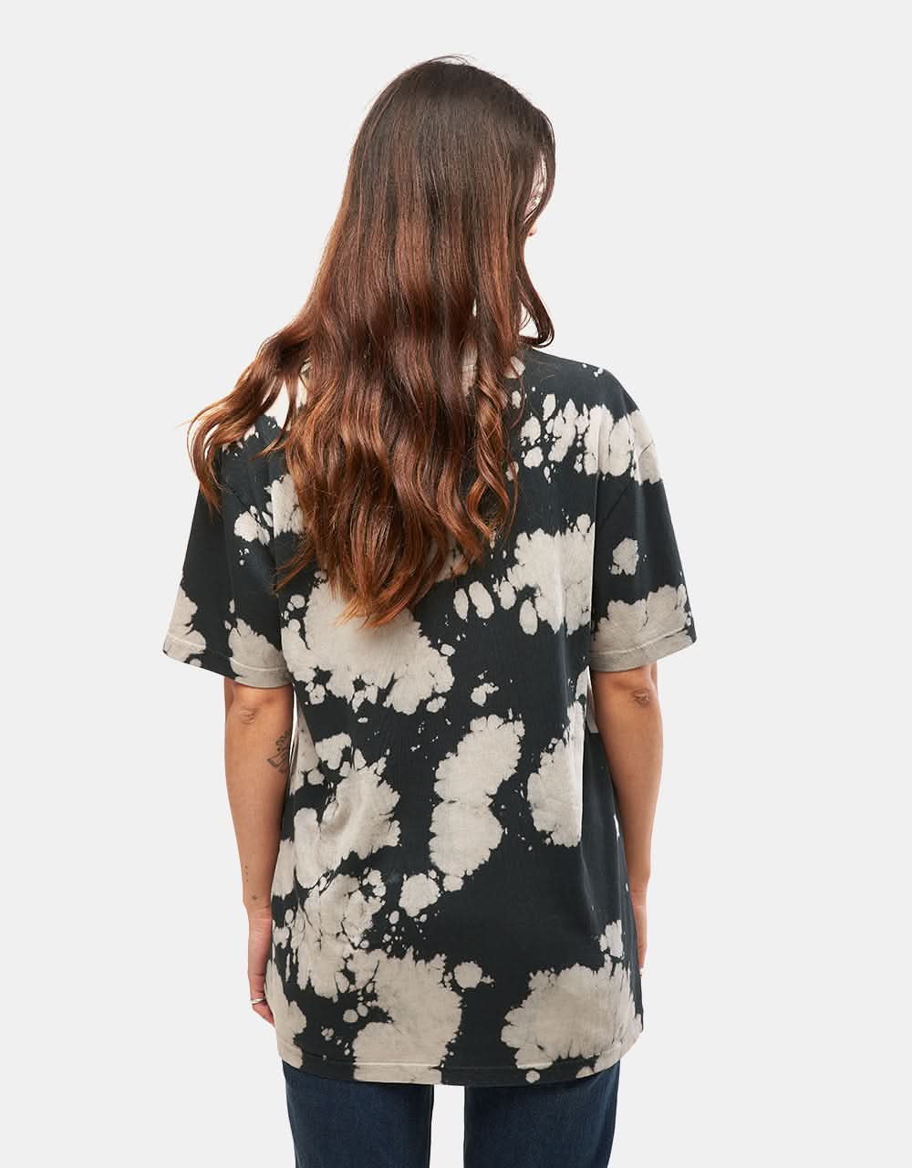 Route One Organic Tie Dye T-Shirt - Peach - Image 5